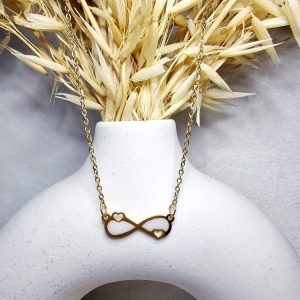 Collier infini doré
