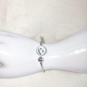 Bracelet en lait maternel argent- bijou souvenir