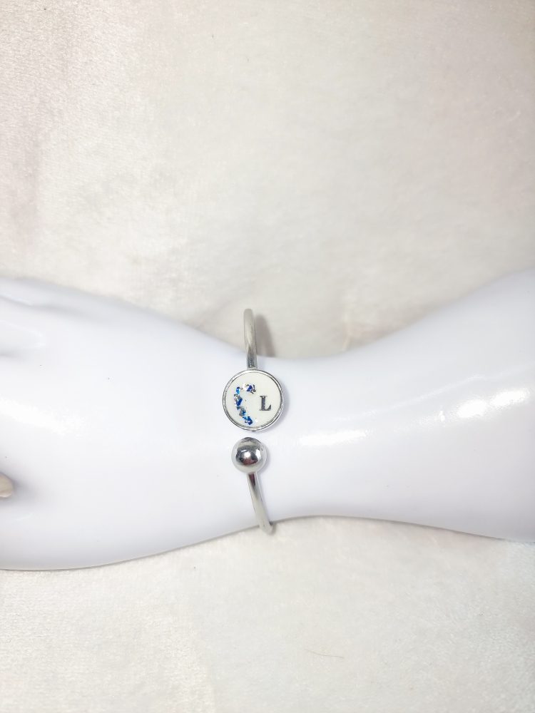 Bracelet en lait maternel argent- bijou souvenir