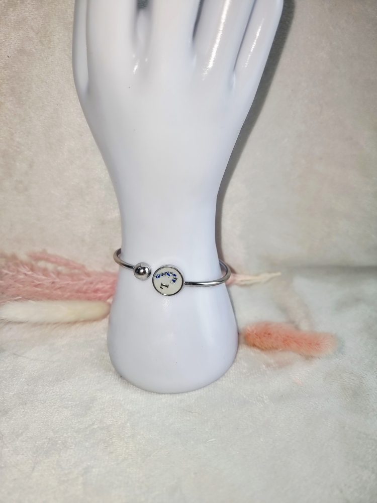 Bracelet en lait maternel argent- bijou souvenir